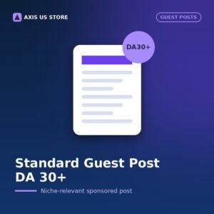 Standard Guest Post – DA 30+
